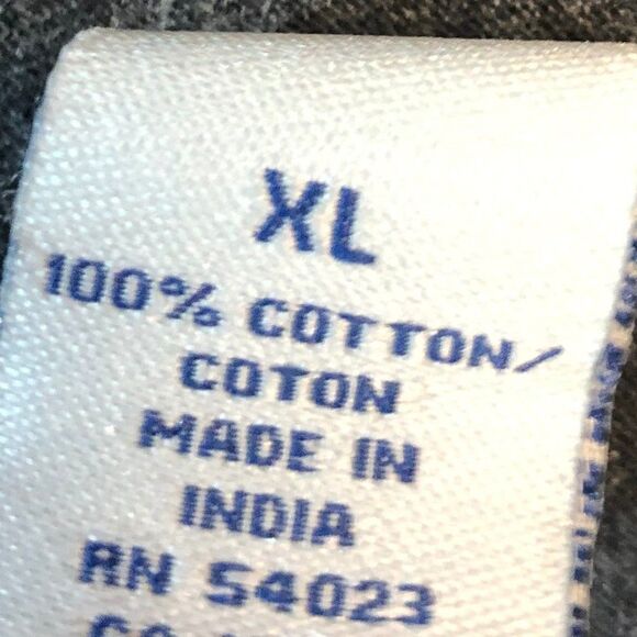 Old Navy Dk Gray Pullover Collared Shirt- XL - Picture 8 of 8